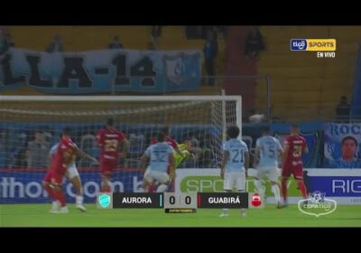 ¡Final del primer tiempo! Los goles no llegan y el marcador está igualado entre Aurora y Guabirá.