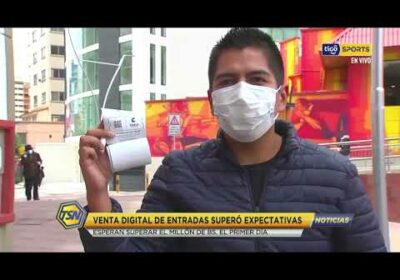 🚨 Venta digital de entradas superó expectativas. Esperan superar el millón de Bs. el primer día.
