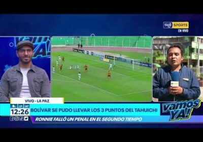 VamosYa❗️Ramiro Pacheco nos trae información actual de Bolívar que el día de ayer empató.