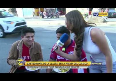 🚨Gastronomía de la Llajta, en la previa del clásico. Recargan energías para alentar a sus equipos.