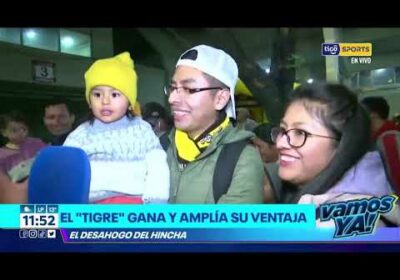 #VamosYa ❗️El Tigre gana y amplía su ventaja. El desahogo del hincha. #TigoSportsBolivia ⚽