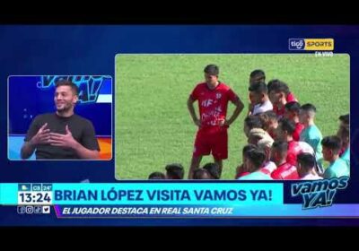 #VamosYa❗️ Brian López el jugador destaca en Real Santa Cruz. #TigoSportsBolivia ⚽