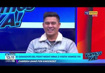 #VamosYa❗️ El ganador del FIGHT NIGHT MMA 3 fue Cabrera, ganó por Knockout. #TigoSportsBolivia ⚽
