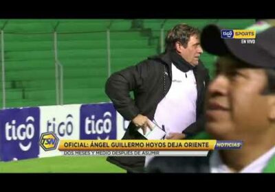 Oficial: Ángel Guillermo Hoyos deja Oriente Petrolero. Dos meses y medio después de asumir como DT.
