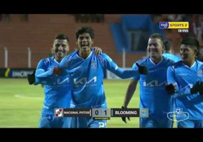 45+6′ ¡Final del primer tiempo! Blooming se va al descanso con la ventaja a su favor