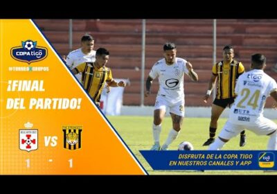 🏆 ¡Final del partido! Real Santa Cruz igualó ante The Strongest en Montero por la Copa Tigo.