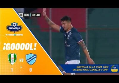 🏆31′ ¡Gol de Real Tomayapo! Carlos Monges dispara cruzado y rasante para anotar el primer gol.