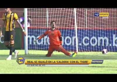 Real Santa Cruz igualó en la ‘Caldera’ con el ‘Tigre’. Te mostramos lo que no se vio en este empate.