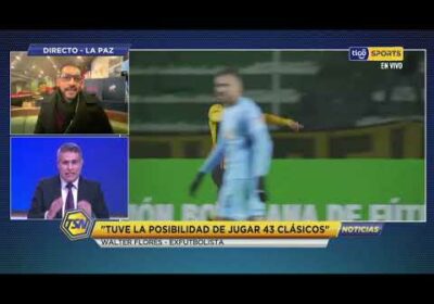 Walter Flores, exfutbolista, nos da sus pálpitos para el superclásico paceño.