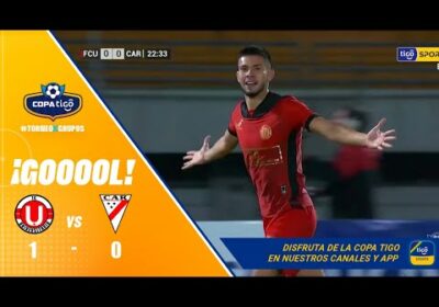 22′ ¡Gol de FC Universitario! Carlos Ribera llegó desde atrás para conectar de derecha.
