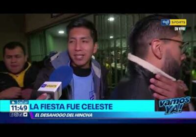 La fiesta fue para el ‘Celeste’. Este es el desahogo del hincha que nos dejó el clásico.