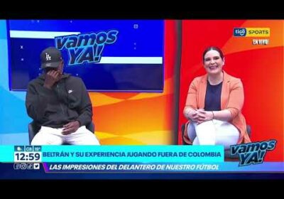 Guillermo Denis Beltrán y su momento en Real Santa Cruz. El colombiano habló en Vamos Ya!