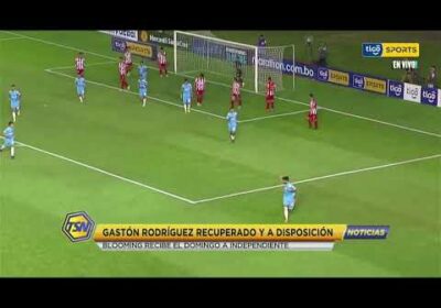 🚨Gastón Rodríguez recuperado y a disposición. Blooming recibe el domingo a Independiente.