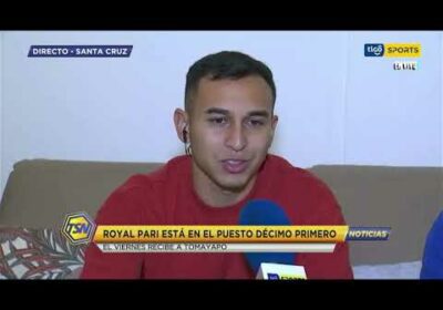🚨Bruno Miranda habló con Tigo Sports Noticias sobre su buen presente en Royal Pari.