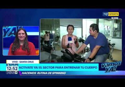 Actívate Ya! El sector para entrenar tu cuerpo. 🏋🏻 Hacemos rutina de spinning con Sídney Córdova.