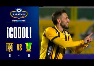 🏆 60’ ¡Gol de The Strongest! Luciano Ursino no perdona bajo el arco y marca el tercer gol local.