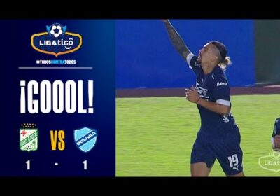 🏆63′ ¡Gol de Bolívar! Francisco Da Costa sacó el remate de larga distancia para igualar el marcador.