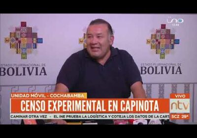 Censo Experimental en Capinota, Cochabamba.