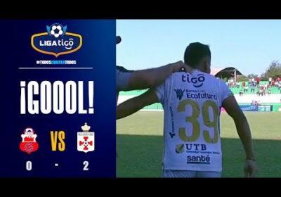 🏆 49′ ¡Gol de Real Santa Cruz! Disparo de Gerson Malgor y floja respuesta de Jhon Jairo Cuéllar.
