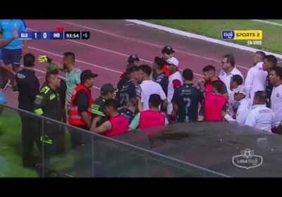 ¡Tensión en el Tahuichi! Sebastián Ibars vio la roja y al dejar la cancha se encendió el clima.