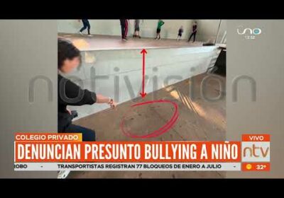 Denuncian presunto caso de bullying contra un estudiante