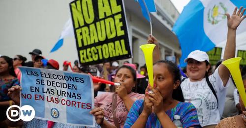 Tribunal Electoral de Guatemala: segunda vuelta se llevará a cabo el 20 de agosto | DW | 10.07.2023