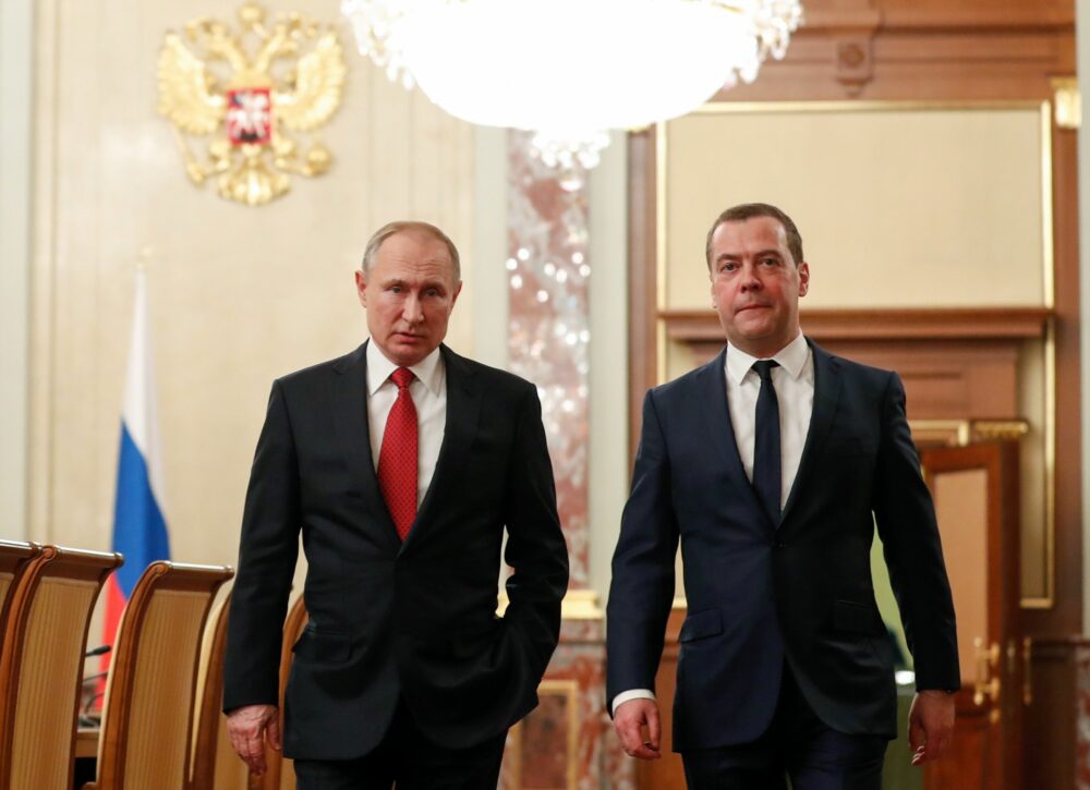  Vladímir Putin y Dmitri Medvédev (Reuters)