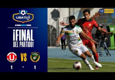🏆¡Final del partido! Gran Mamoré logró sacar un punto en Cochabamba al igualar con FC Universitario.