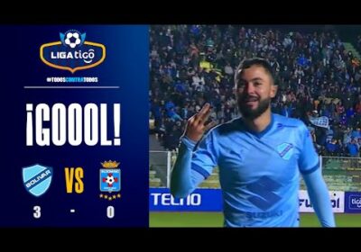 🏆52′ ¡Gol de Bolívar! Nuevamente Bruno Sávio, mandó el balón hasta las redes y ya marca un hat-trick