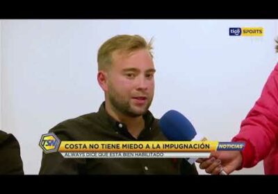 Andrés Costa, Pdte. de Always, no tiene miedo a la impugnación. Dice que está bien habilitado.