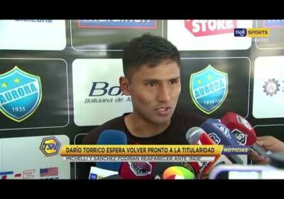 Darío Torrico espera volver pronto a la titularidad. Michelli y Sánchez podrían reaparecer ante Inde