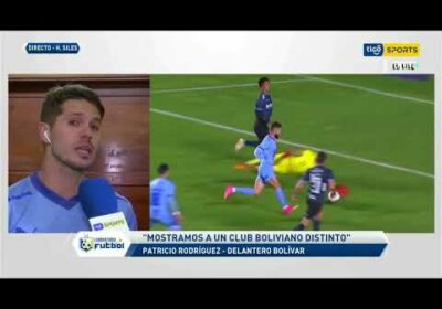 🔬 Patricio Rodríguez habló con Laboratorio Fútbol sobre la goleada de Bolívar a Blooming.