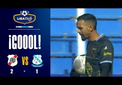 ¡Gol de Vaca Díez! Disparo de Diego Cuadros que se desvía Añez y termina dentro del arco potosino