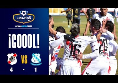 ¡Gol de Nacional Potosí! Cabezazo de Luis Torrico para marcar el cuarto gol potosino.