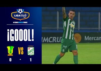 🏆8′ ¡Gol de Oriente Petrolero! Hugo Dorrego no dudó y le dio de primera  para abrir el marcador.