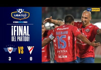¡Final del partido! Wilstermann fue más y terminó goleando a Always Ready en Cochabamba.