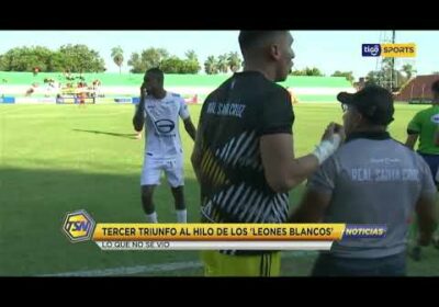 🚨Tercer triunfo al hilo de los ‘Leones Blancos’. Lo que no se vio de la victoria de Real Santa Cruz.