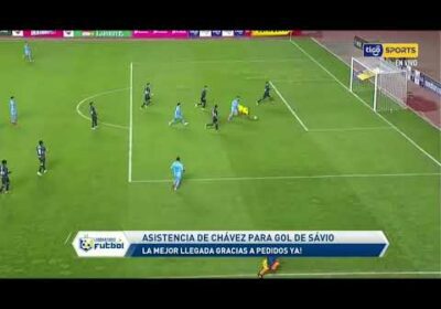 🔬 Asistencia de Chávez para el gol de Sávio. La mejor llegada gracias a Pedidos Ya!