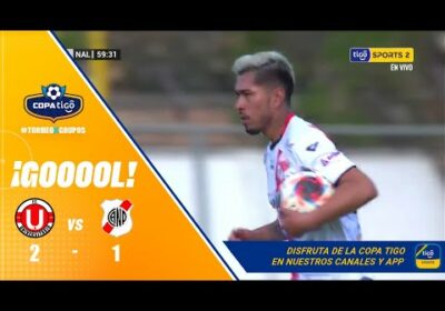 59′ ¡Gol de Nacional Potosí! Víctor Cuéllar apareció desde atrás para impactar de cabeza y descontar