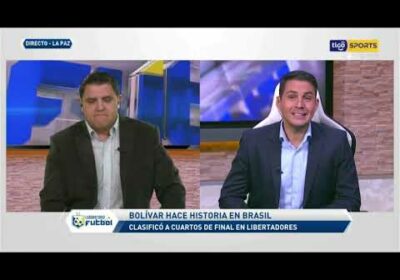 🔬 Bolívar hace historia en Brasil. Clasificó a cuartos de final en la Libertadores.