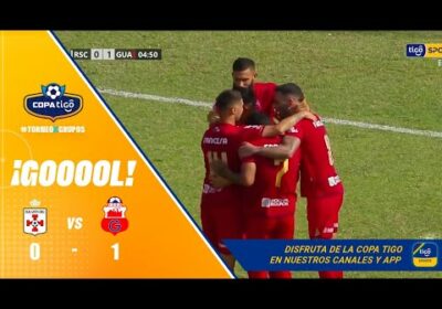 5′ ¡Gol de Guabirá! Mauricio Cabral llegó por derecha y marcó el primer gol del partido