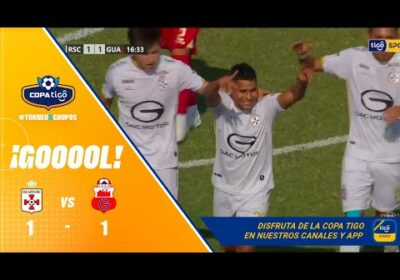 17′ ¡Gol de Real Santa Cruz! Gerson Malgor logró girar para sacar el disparo certero y empatar