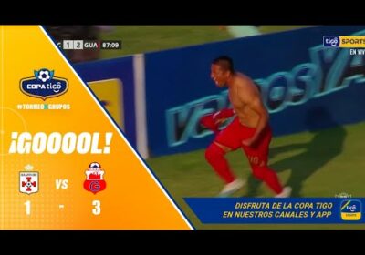 87′ ¡Gol de Guabirá! Mauricio Chajtur anota el tercer gol del ‘Azucarero’ y liquidar el partido.