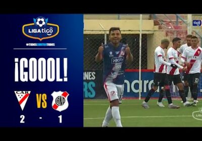 37′ ¡Gol de Nacional Potosí! Saulo Guerra descuenta el marcador y mete en partido a Nacional Potosí.