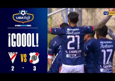 68′ ¡Gol de Nacional Potosí! Tommy Tobar anota el tercer gol potosino para dar vuelta el marcador.