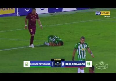 ¡Final del primer tiempo! La ventaja es del ‘Verdolaga’ sobre Real Tomayapo con gol de Daniel Rojas