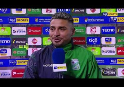 Estas fueron las palabras de Daniel Rojas jugador Tigo del partido.