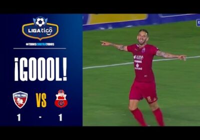 ¡Gol de Guabirá! Tremendo golazo de Alejandro Melean para empatar el marcador.