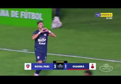 ¡Final del primer tiempo! ventaja es de Royal Pari sobre Guabirá