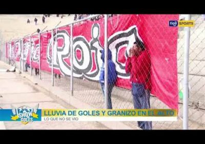 Lluvia de goles y granizo en El Alto. Lo que no se vio en el empate de Always Ready vs. Nacional P.